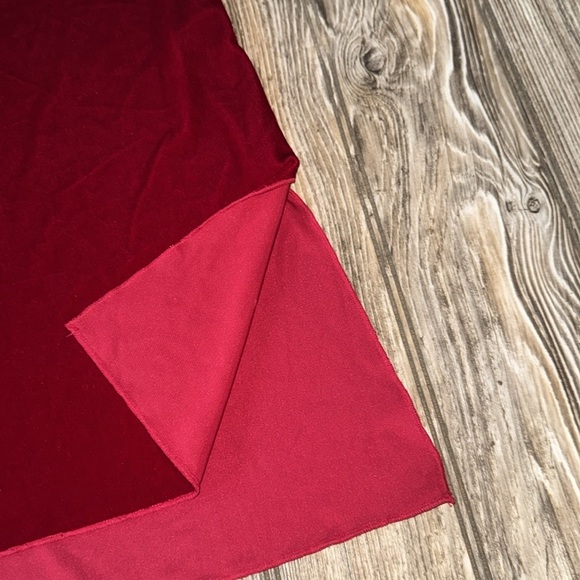 Free People intimately small Red Chemise tank top hi how sheer trim top - Picture 2 of 4